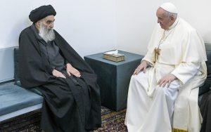 سروده محمد مهدی ارگانی بهبهانی به مناسبت دیدار پاپ با حضرت آیت الله العظمی سیستانی