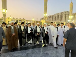 تشرف استاد محمد مهدی ارگانی بهبهانی به حج بیت الله الحرام و مدینه منوره در ذی حجه 1446