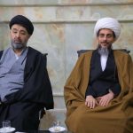 حضور استاد میرزا محمد مهدی ارگانی بهبهانی در مراسم چهارمین سالگرد ارتحال مرحوم آیت الله العظمی صافی گلپایگانی
